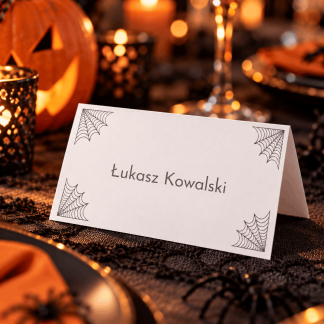 Winietka na Halloween Pajęczyna